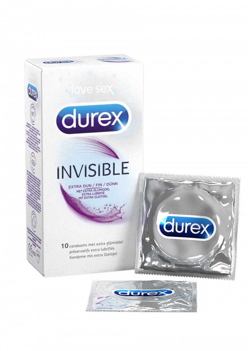 Αόρατα προφυλακτικά Durex με έξτρα λιπαντικό Sexshopcy